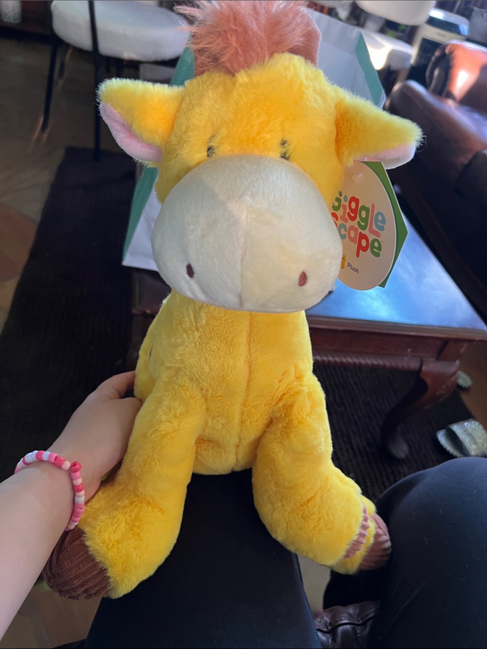 Sunny Yellow Giraffe Plush Toy -